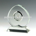 Personalized shell shaped crystal clock for weeding gift favors and decoration
